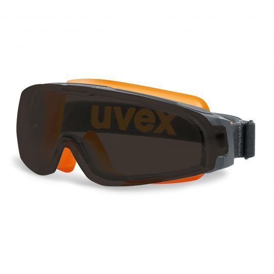 Uvex U-Sonic Védőszemüveg Narancs Keret, Gumipántos, Víztiszta